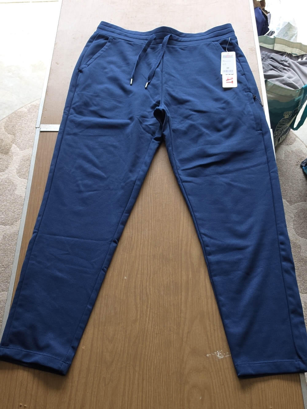 32 Degrees Men's Navy Drawstring Joggers